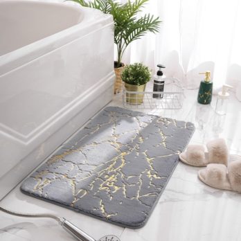 Tapis de bain So’Sweet™ – Marbre doré